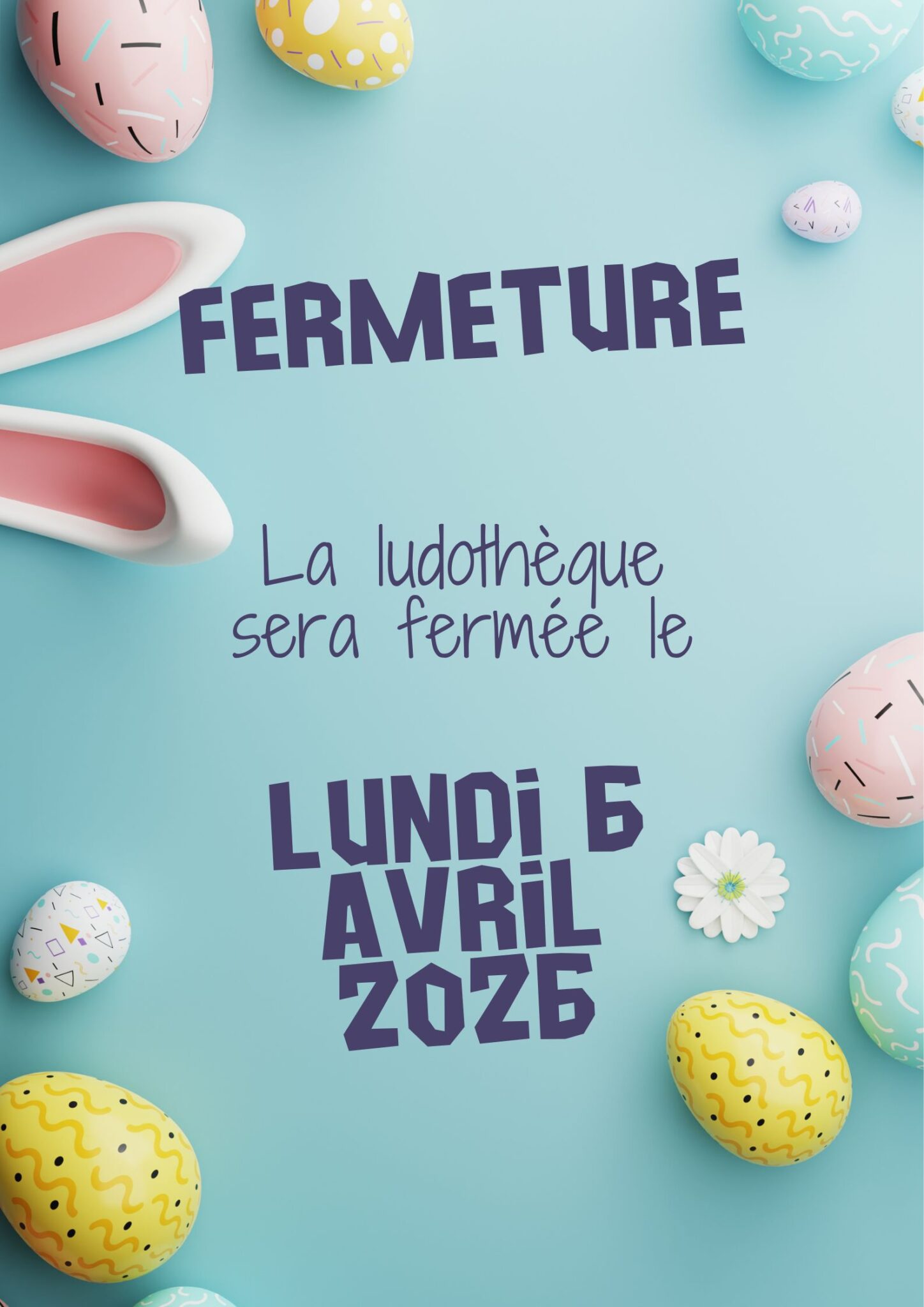 Fermeture 6 avril